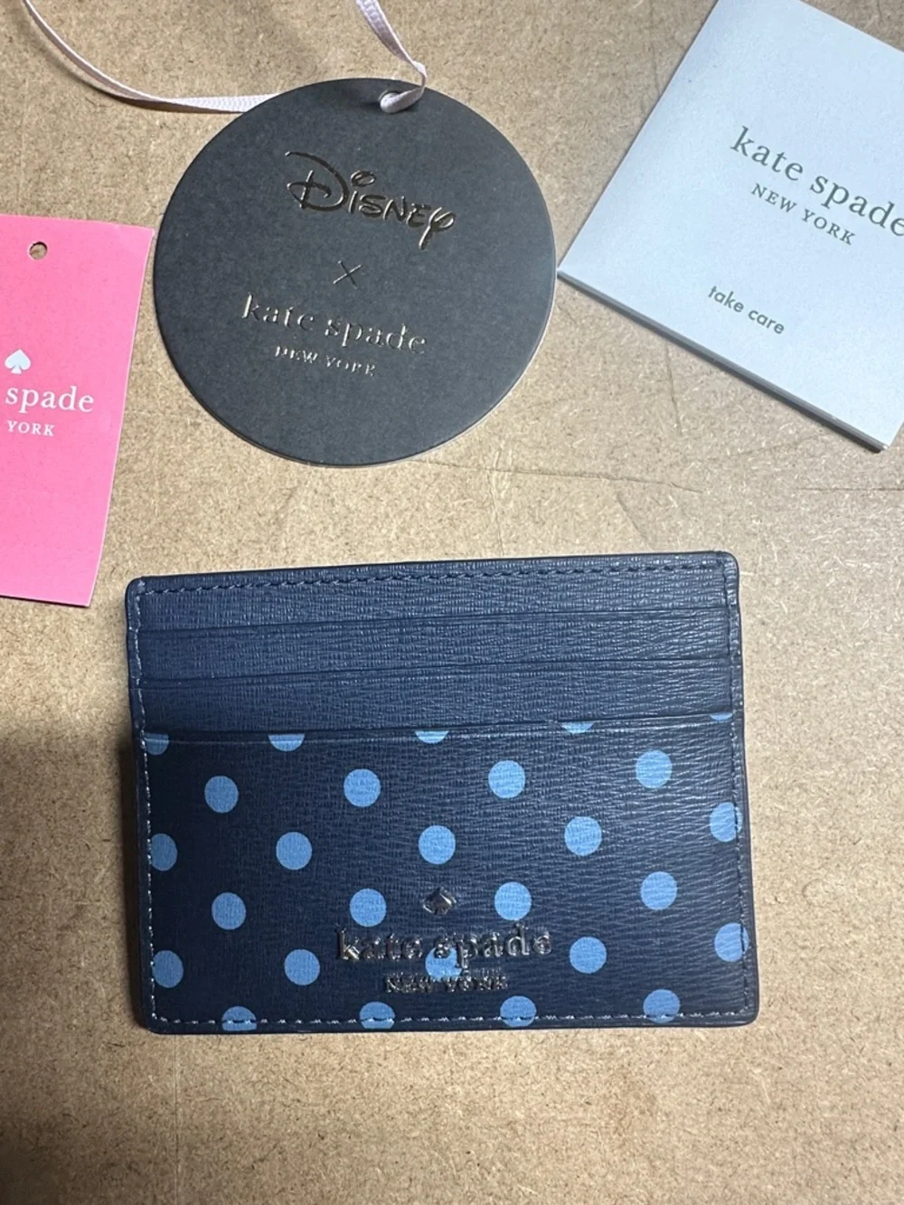 Nwt Kate spade Alice and wonderland card holder